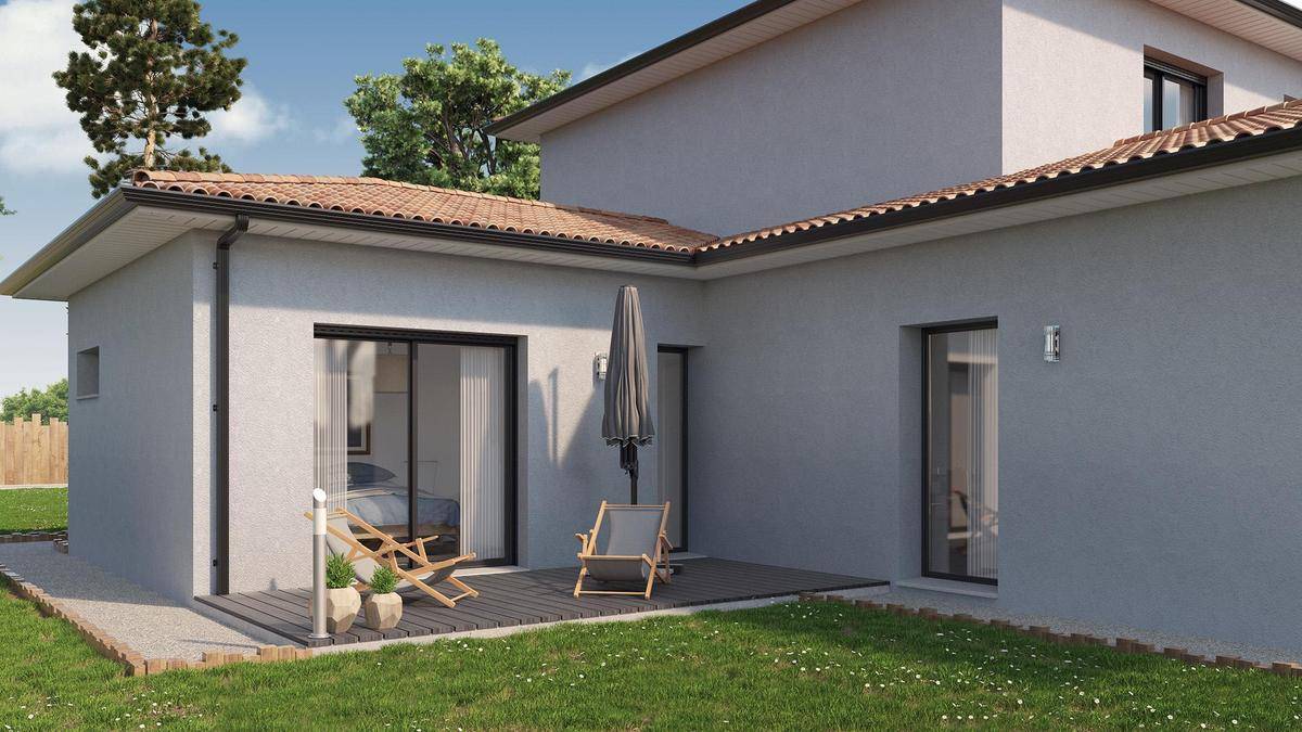 Programme terrain + maison à Bouliac en Gironde (33) de 1031 m² à vendre au prix de 671453€ - 4