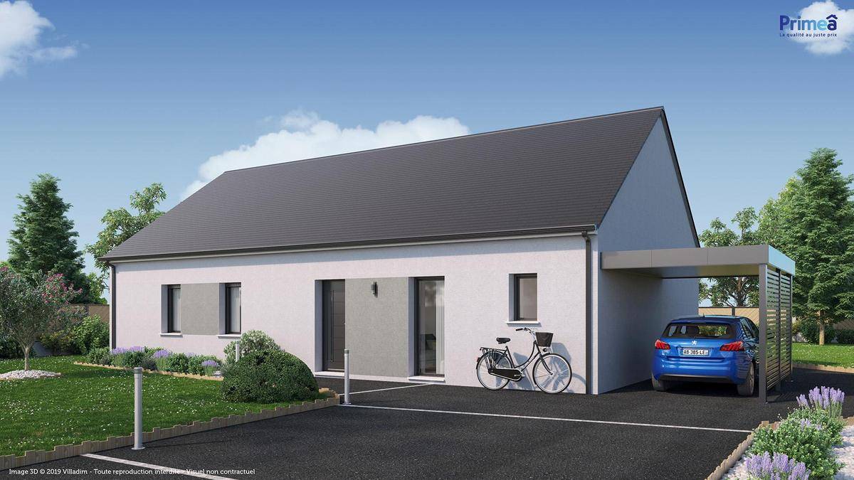 Programme terrain + maison à Saint-Pierre-des-Corps en Indre-et-Loire (37) de 597 m² à vendre au prix de 234133€ - 1