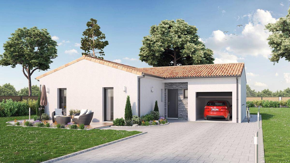 Programme terrain + maison à Labrit en Landes (40) de 853 m² à vendre au prix de 227100€ - 1