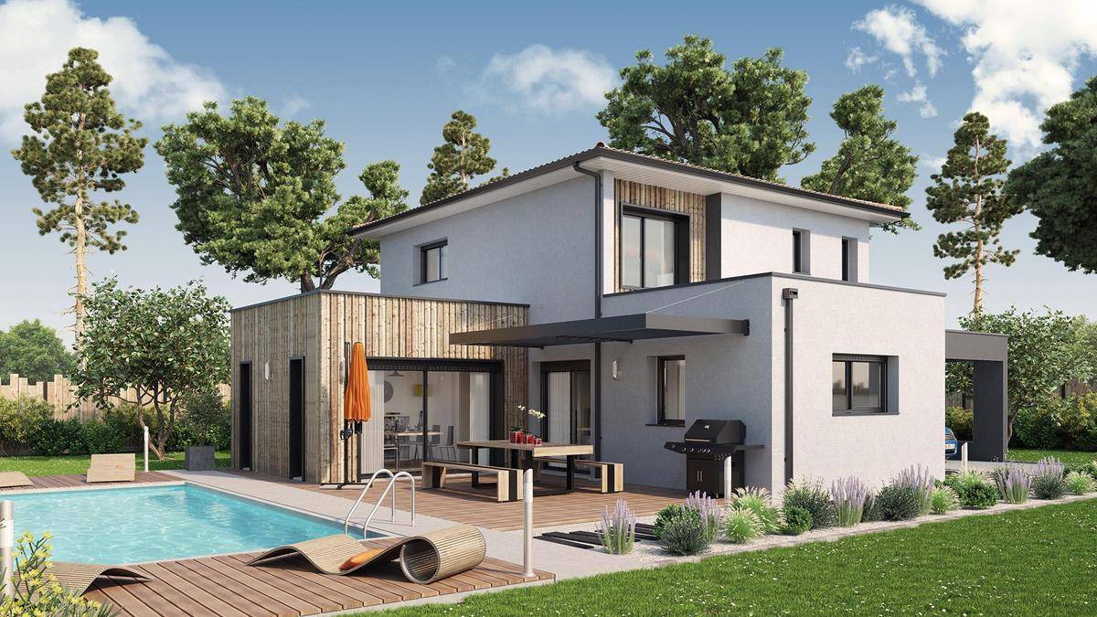 Programme terrain + maison à Parempuyre en Gironde (33) de 669 m² à vendre au prix de 414320€ - 1