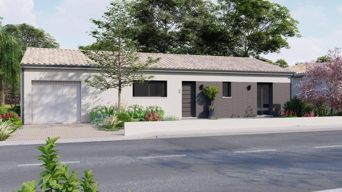 Programme terrain + maison à Arsac en Gironde (33) de 100 m² à vendre au prix de 292000€ - 1