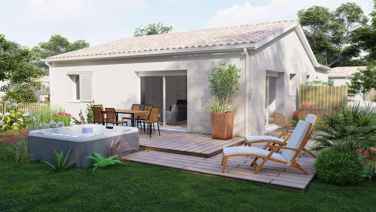 Programme terrain + maison à Sainte-Foy-d'Aigrefeuille en Haute-Garonne (31) de 105 m² à vendre au prix de 347400€ - 1