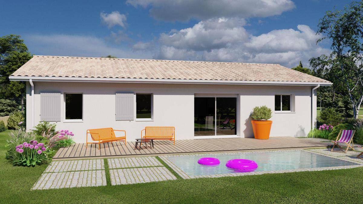 Programme terrain + maison à Layrac-sur-Tarn en Haute-Garonne (31) de 73 m² à vendre au prix de 190000€ - 2