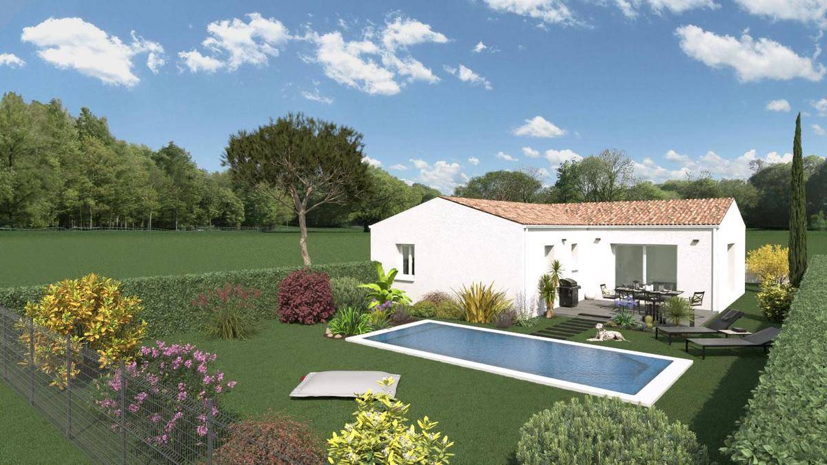 Programme terrain + maison à Loire-les-Marais en Charente-Maritime (17) de 82 m² à vendre au prix de 265000€ - 2