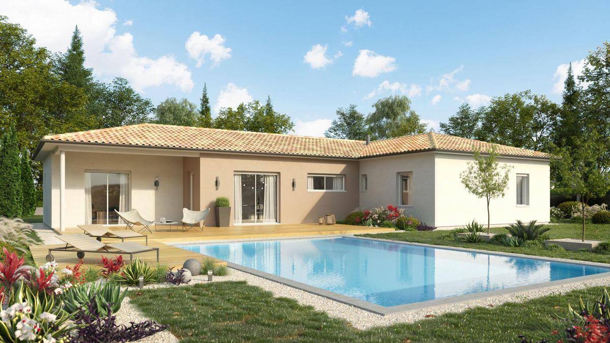 Programme terrain + maison à Gamarde-les-Bains en Landes (40) de 113 m² à vendre au prix de 295000€ - 1