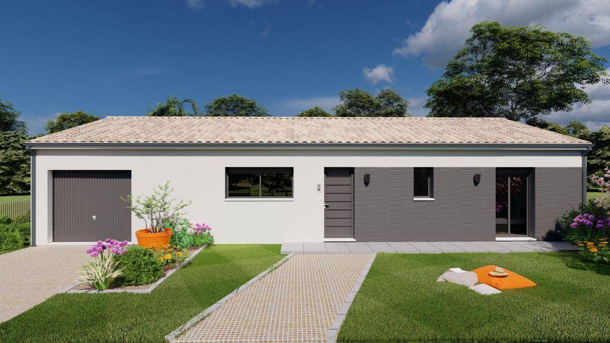 Programme terrain + maison à Vertheuil en Gironde (33) de 110 m² à vendre au prix de 198000€