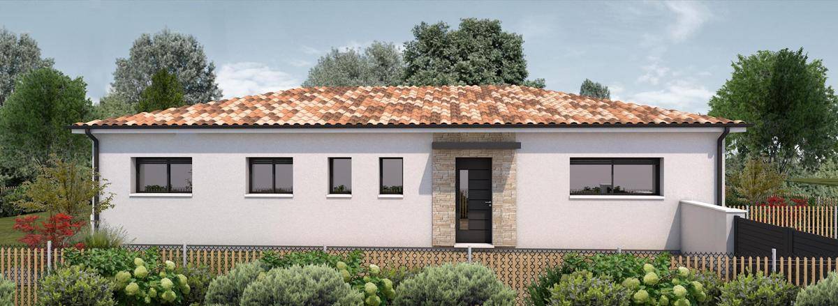 Programme terrain + maison à Campugnan en Gironde (33) de 110 m² à vendre au prix de 241500€ - 1
