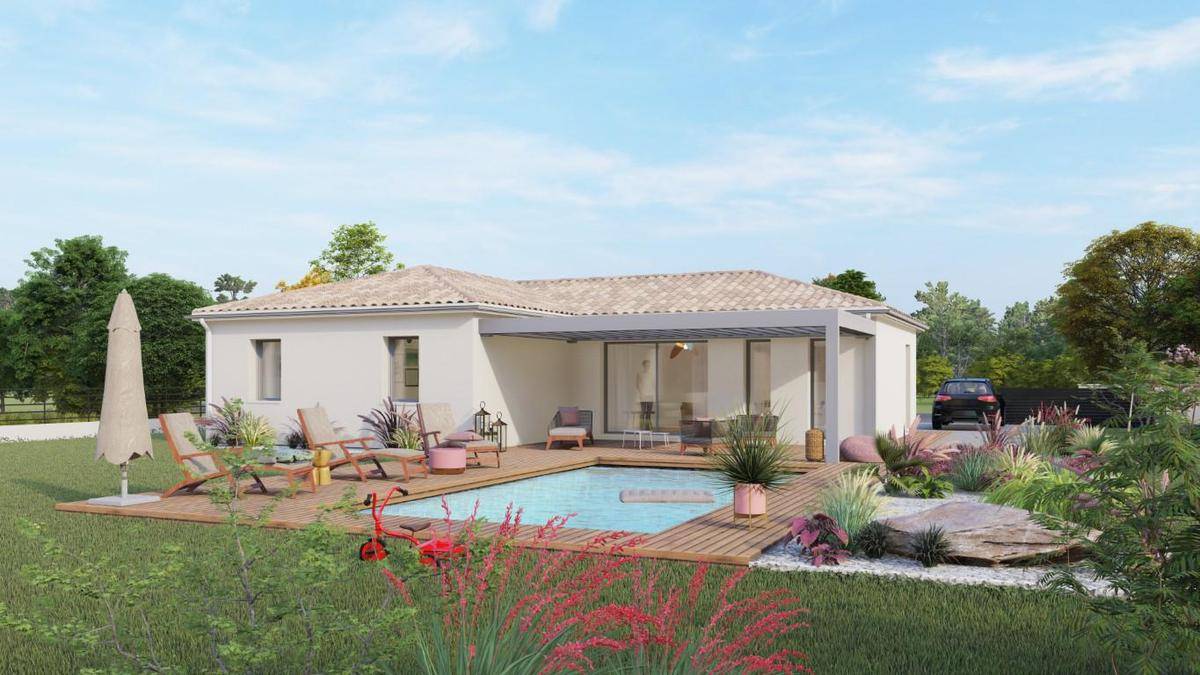Programme terrain + maison à Lédat en Lot-et-Garonne (47) de 100 m² à vendre au prix de 259630€ - 1