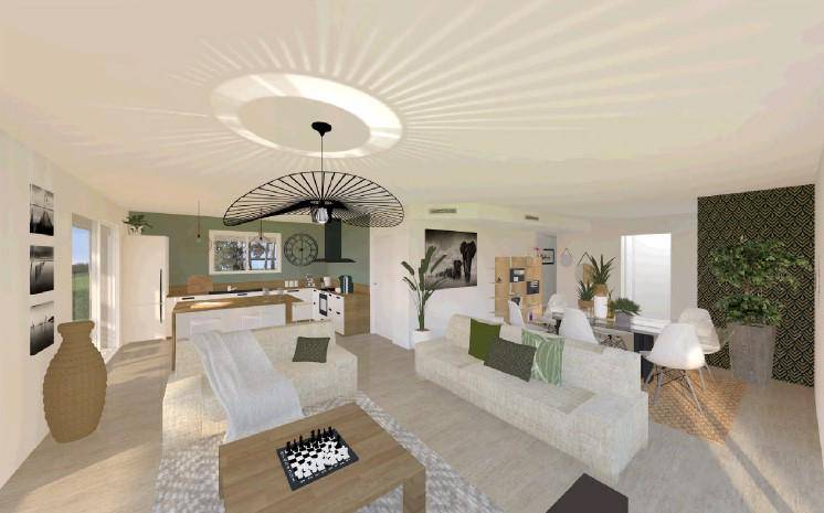 Programme terrain + maison à Coimères en Gironde (33) de 124 m² à vendre au prix de 295000€ - 1