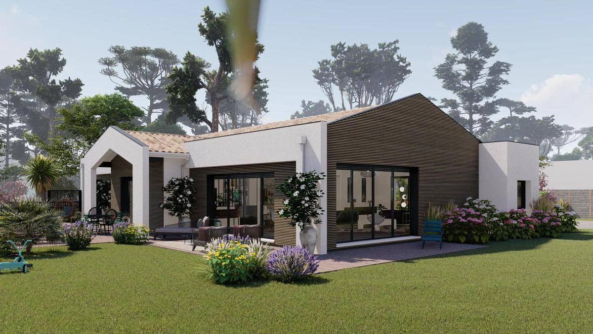 Programme terrain + maison à Bouliac en Gironde (33) de 125 m² à vendre au prix de 695000€ - 1