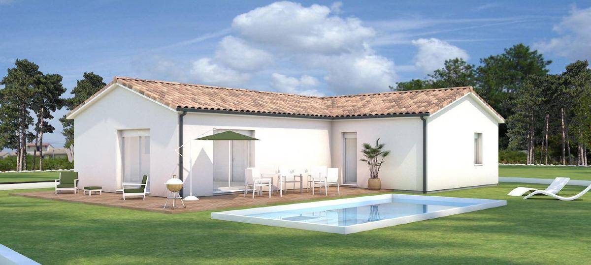 Programme terrain + maison à Portets en Gironde (33) de 100 m² à vendre au prix de 328000€ - 1
