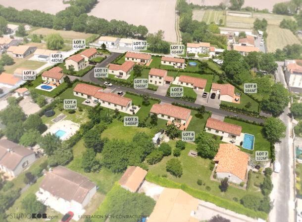 Terrain seul à Granzay-Gript en Deux-Sèvres (79) de 669 m² à vendre au prix de 50000€ - 1