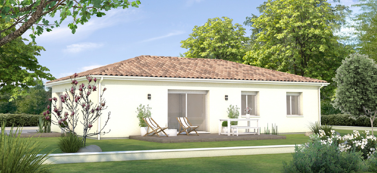 Programme terrain + maison à Fargues-Saint-Hilaire en Gironde (33) de 75 m² à vendre au prix de 355000€ - 2