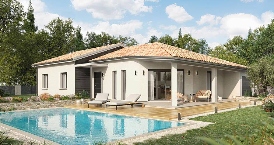 Programme terrain + maison à Coimères en Gironde (33) de 103 m² à vendre au prix de 362500€ - 1