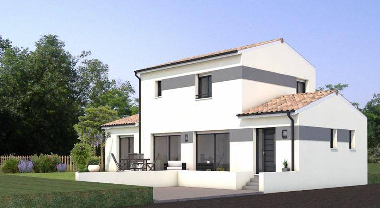 Programme terrain + maison à Saint-Médard-d'Eyrans en Gironde (33) de 110 m² à vendre au prix de 498500€ - 1