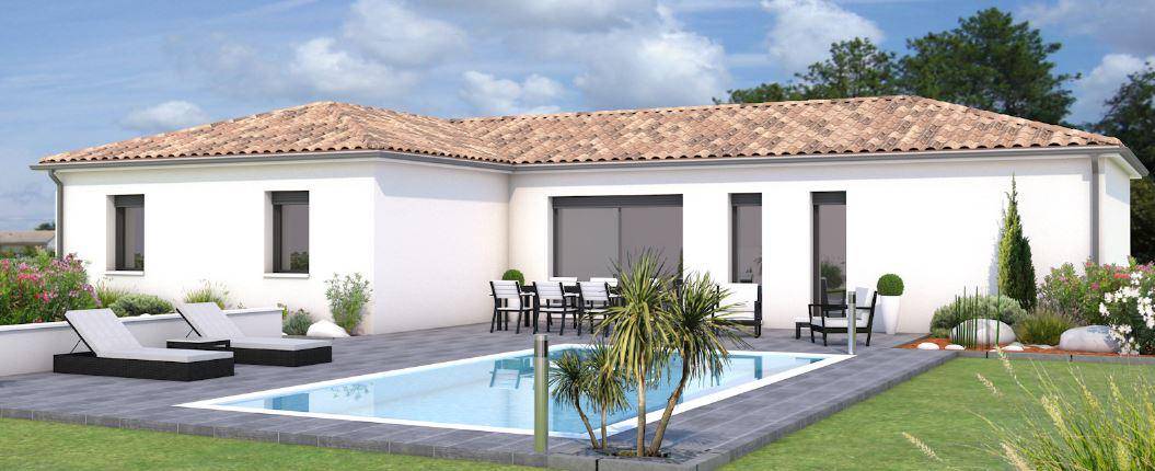 Programme terrain + maison à Saint-Sernin en Lot-et-Garonne (47) de 100 m² à vendre au prix de 218630€ - 1