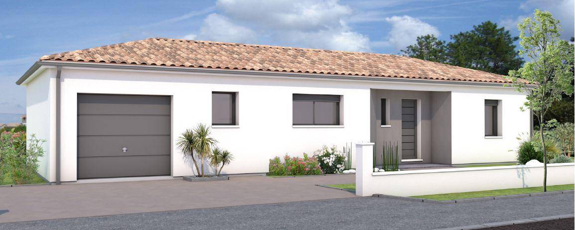 Programme terrain + maison à Saint-Sernin en Lot-et-Garonne (47) de 100 m² à vendre au prix de 218630€ - 2