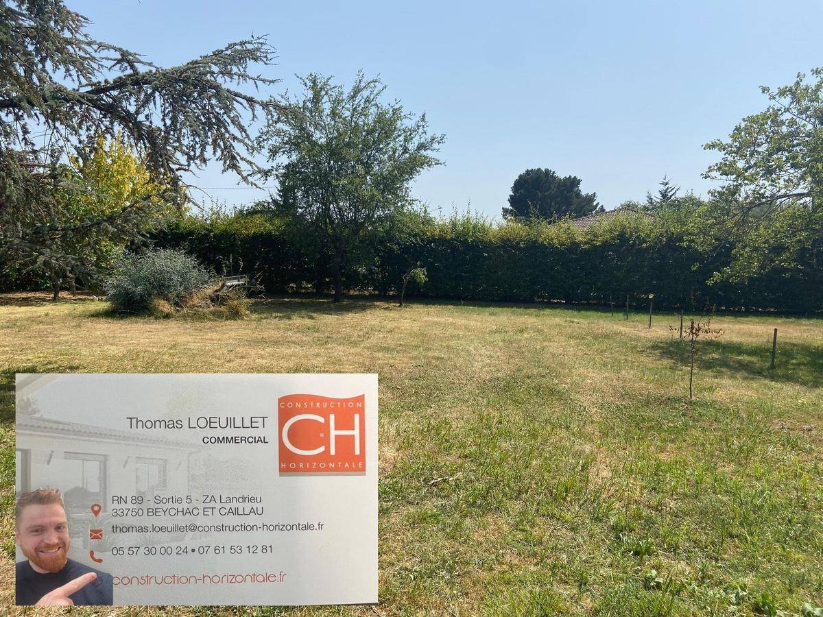 Terrain seul à Baigneaux en Gironde (33) de 1320 m² à vendre au prix de 55000€