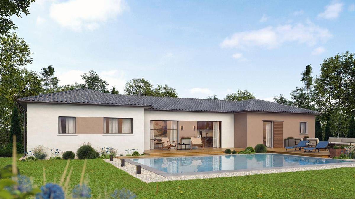 Programme terrain + maison à Ferrières en Charente-Maritime (17) de 105 m² à vendre au prix de 310500€ - 1