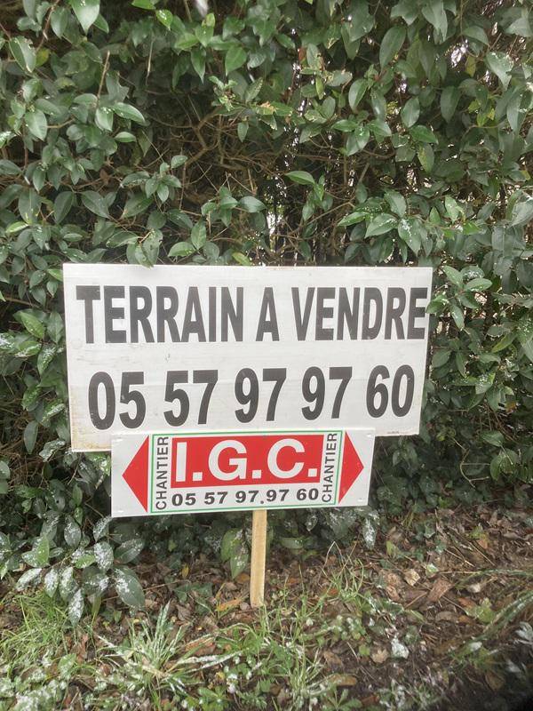 Terrain seul à Arveyres en Gironde (33) de 1200 m² à vendre au prix de 169000€ - 2