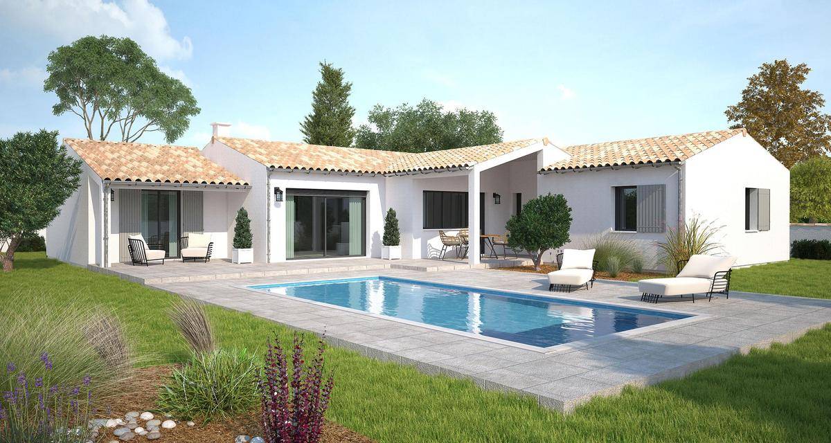 Programme terrain + maison à Châtelaillon-Plage en Charente-Maritime (17) de 135 m² à vendre au prix de 585900€ - 1