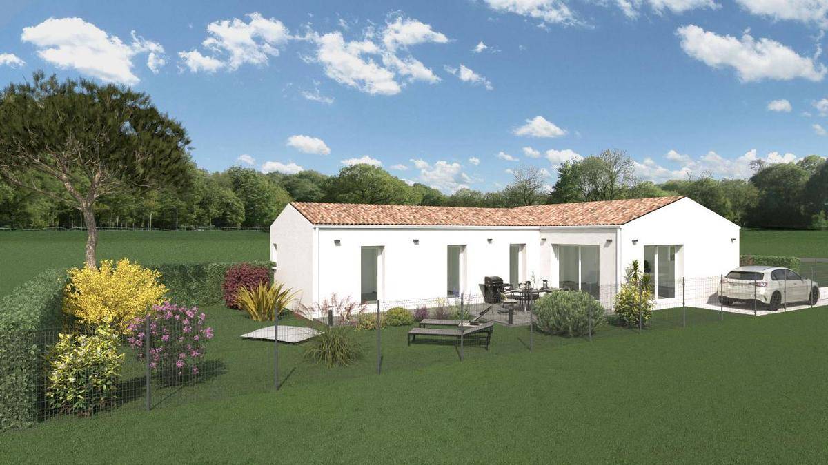 Programme terrain + maison à Royan en Charente-Maritime (17) de 101 m² à vendre au prix de 355000€ - 1