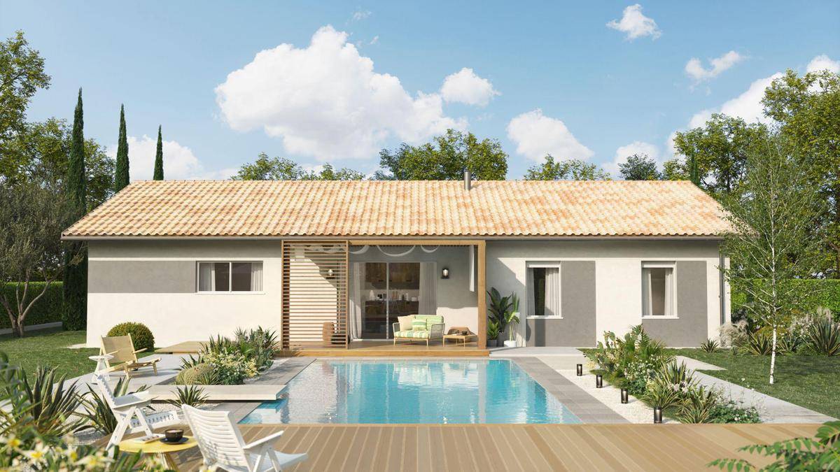 Programme terrain + maison à Angoulins en Charente-Maritime (17) de 100 m² à vendre au prix de 364500€ - 1