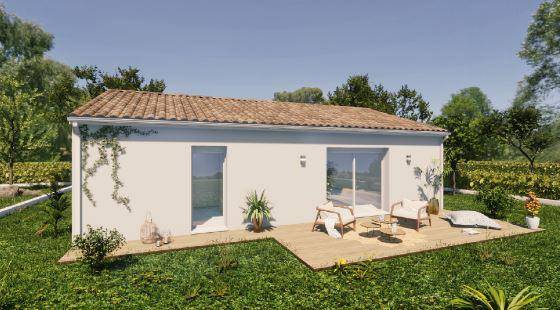 Programme terrain + maison à Saint-Médard-d'Eyrans en Gironde (33) de 75 m² à vendre au prix de 360000€ - 2