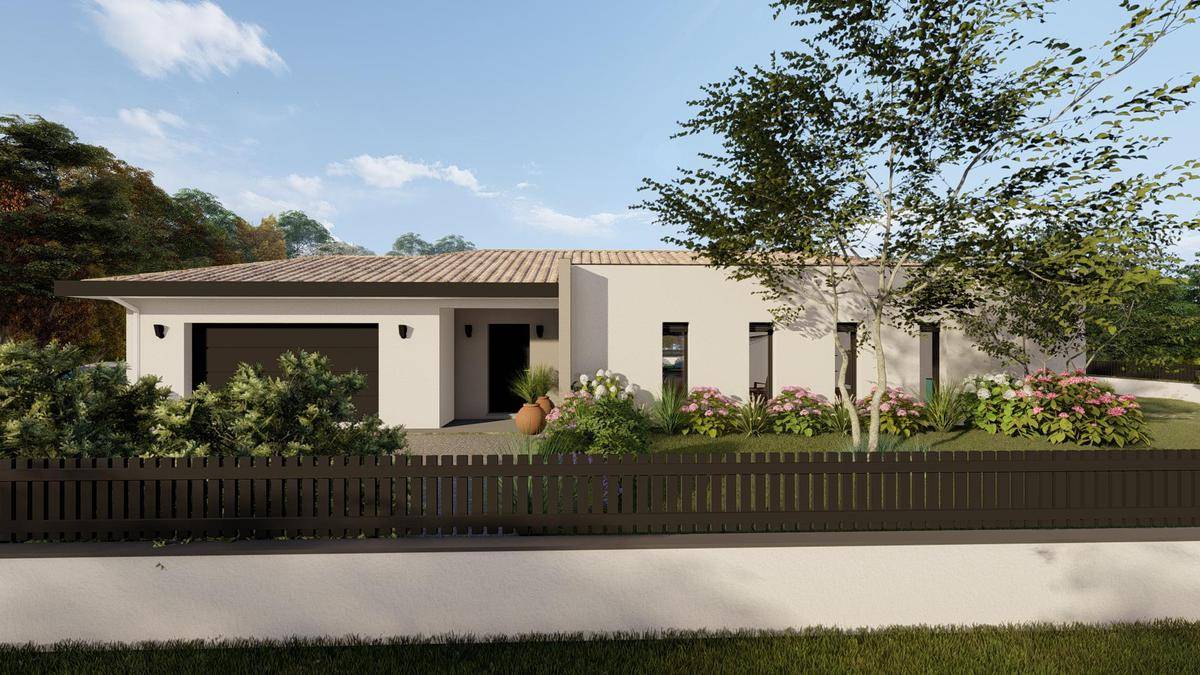 Programme terrain + maison à Fargues-Saint-Hilaire en Gironde (33) de 110 m² à vendre au prix de 465000€ - 2
