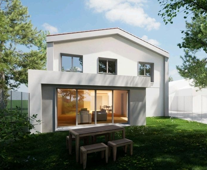 Programme terrain + maison à Pessac en Gironde (33) de 140 m² à vendre au prix de 650000€ - 1