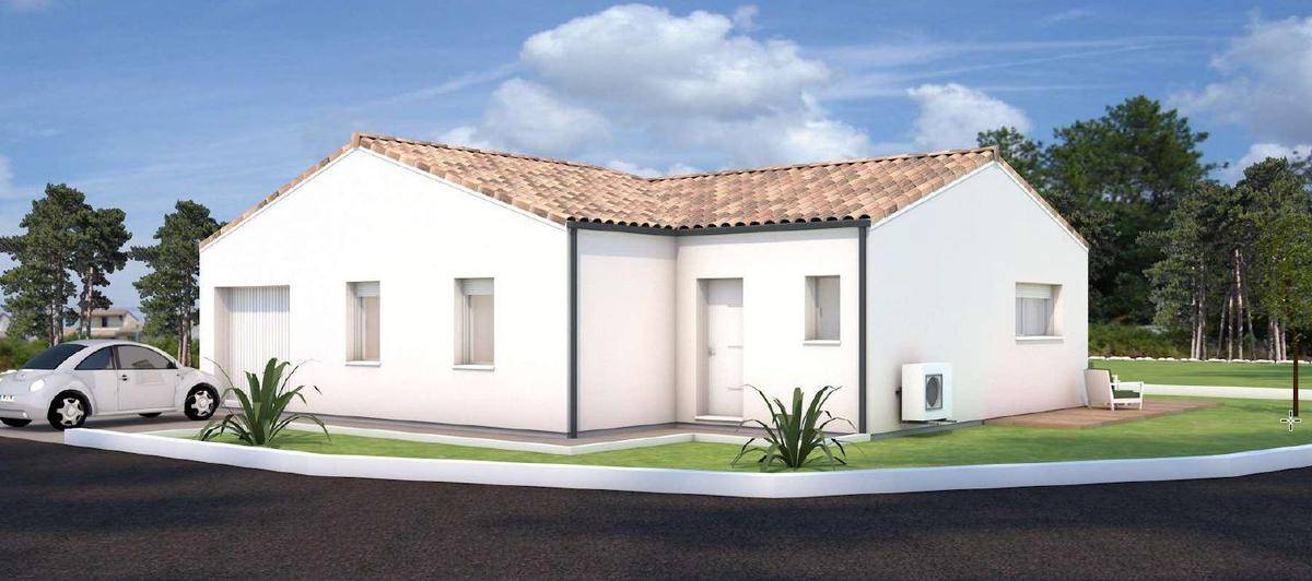 Programme terrain + maison à Bourcefranc-le-Chapus en Charente-Maritime (17) de 90 m² à vendre au prix de 306360€ - 1