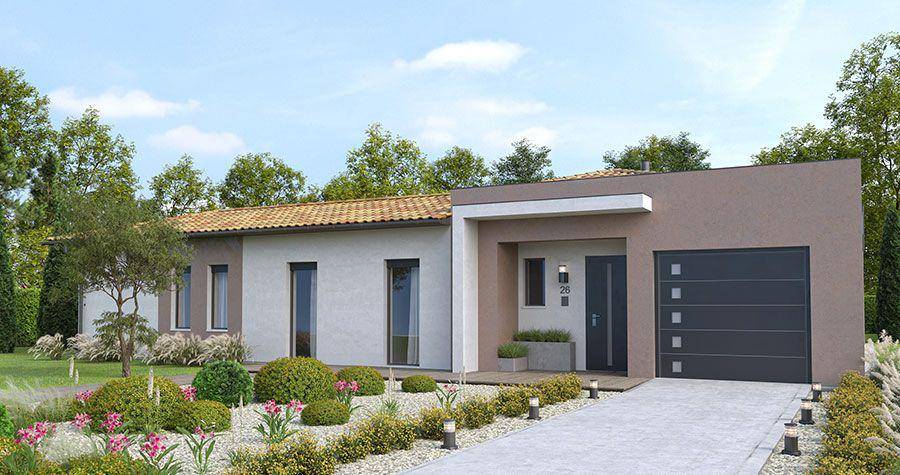 Programme terrain + maison à Montguyon en Charente-Maritime (17) de 130 m² à vendre au prix de 273500€ - 1