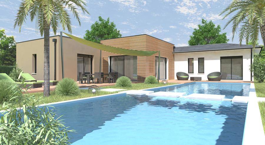 Programme terrain + maison à Bougue en Landes (40) de 123 m² à vendre au prix de 314000€ - 1