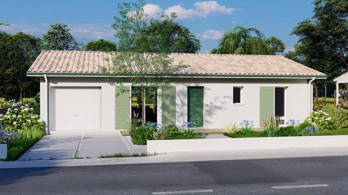 Programme terrain + maison à Mimizan en Landes (40) de 89 m² à vendre au prix de 245000€ - 2