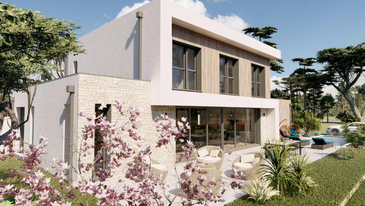 Programme terrain + maison à Bordeaux en Gironde (33) de 180 m² à vendre au prix de 1300000€ - 1