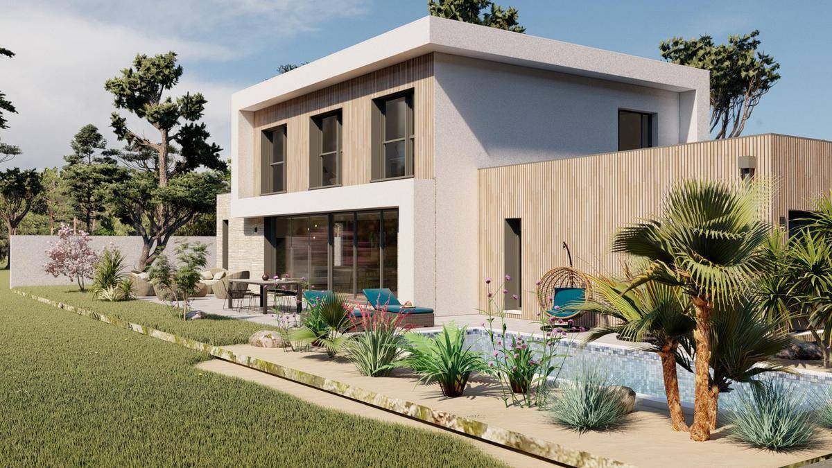 Programme terrain + maison à Bordeaux en Gironde (33) de 180 m² à vendre au prix de 1300000€ - 2
