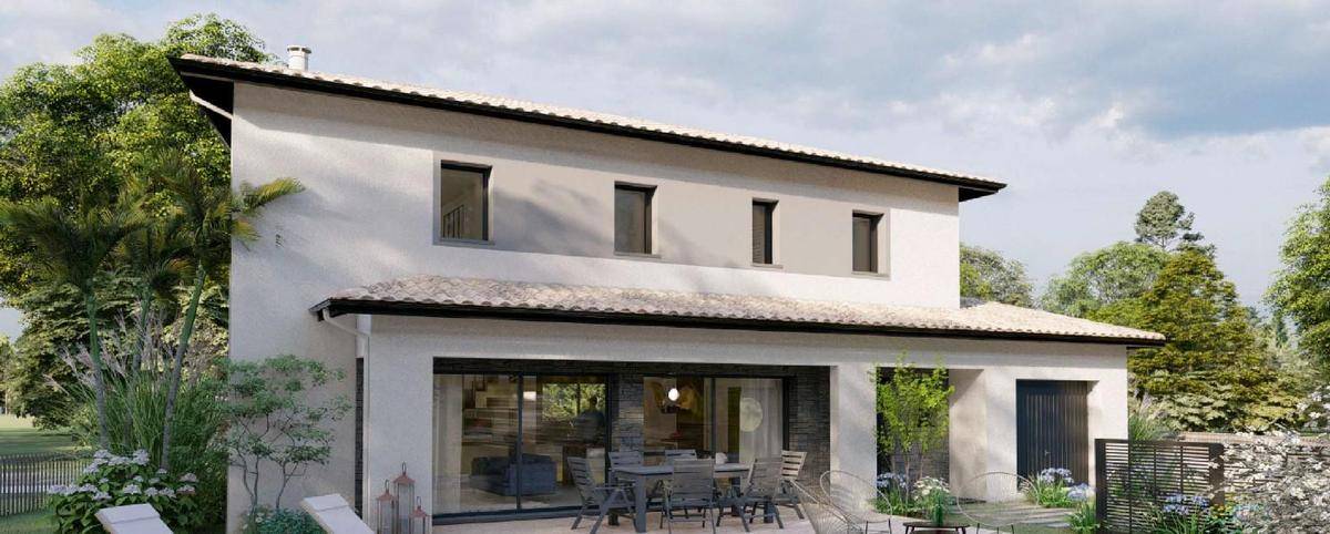 Programme terrain + maison à Pessac en Gironde (33) de 140 m² à vendre au prix de 599353€ - 1
