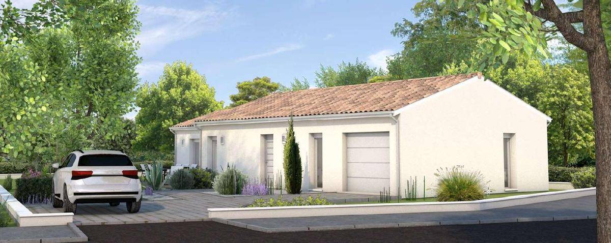 Programme terrain + maison à Arvert en Charente-Maritime (17) de 110 m² à vendre au prix de 325905€ - 1