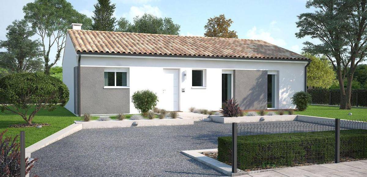 Programme terrain + maison à Villenave-d'Ornon en Gironde (33) de 80 m² à vendre au prix de 299500€ - 2
