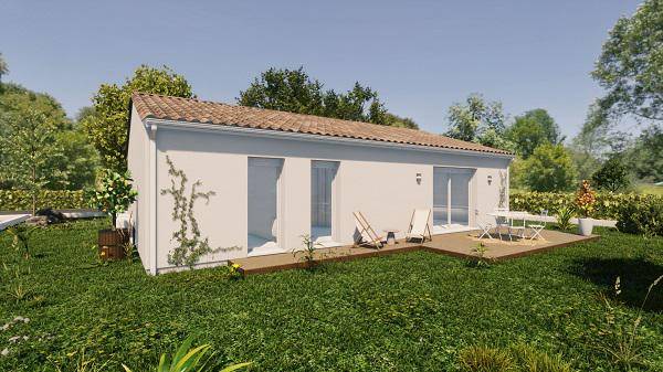 Programme terrain + maison à Arveyres en Gironde (33) de 89 m² à vendre au prix de 336000€ - 2