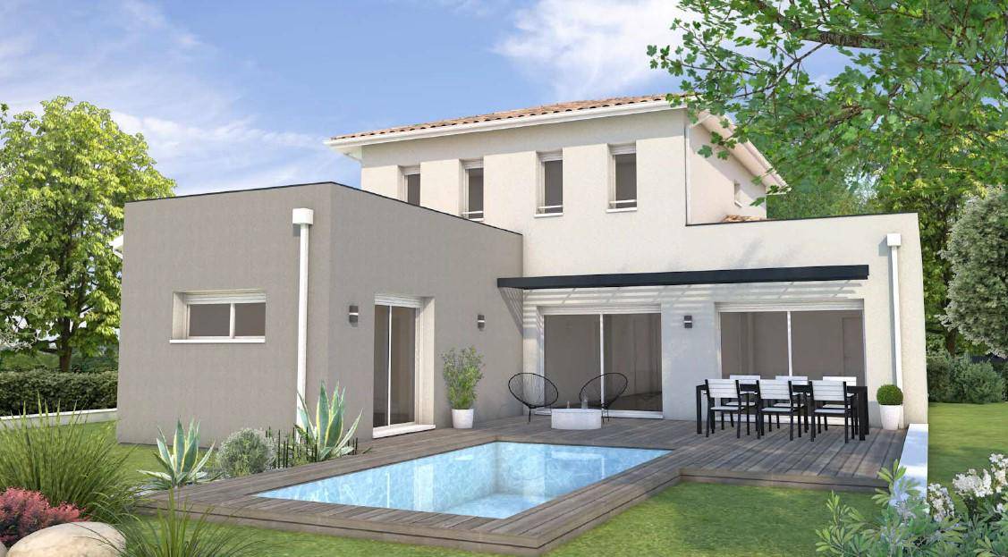 Programme terrain + maison à Bordeaux en Gironde (33) de 160 m² à vendre au prix de 725000€ - 1