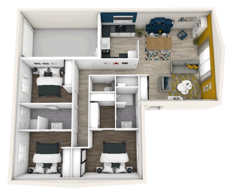 Programme terrain + maison à Magescq en Landes (40) de 86 m² à vendre au prix de 349000€ - 2