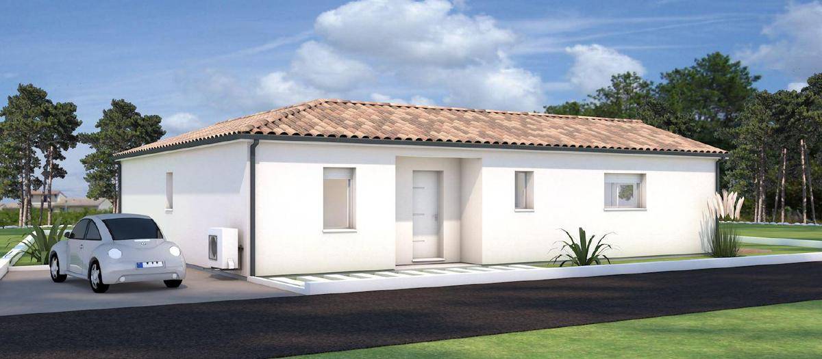 Programme terrain + maison à Portets en Gironde (33) de 100 m² à vendre au prix de 328000€ - 2