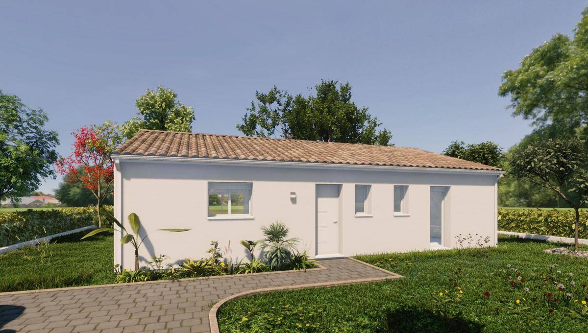 Programme terrain + maison à Préchacq-les-Bains en Landes (40) de 90 m² à vendre au prix de 195000€ - 2