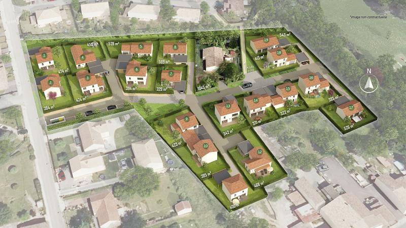 Terrain seul à La Sauve en Gironde (33) de 342 m² à vendre au prix de 67000€ - 2