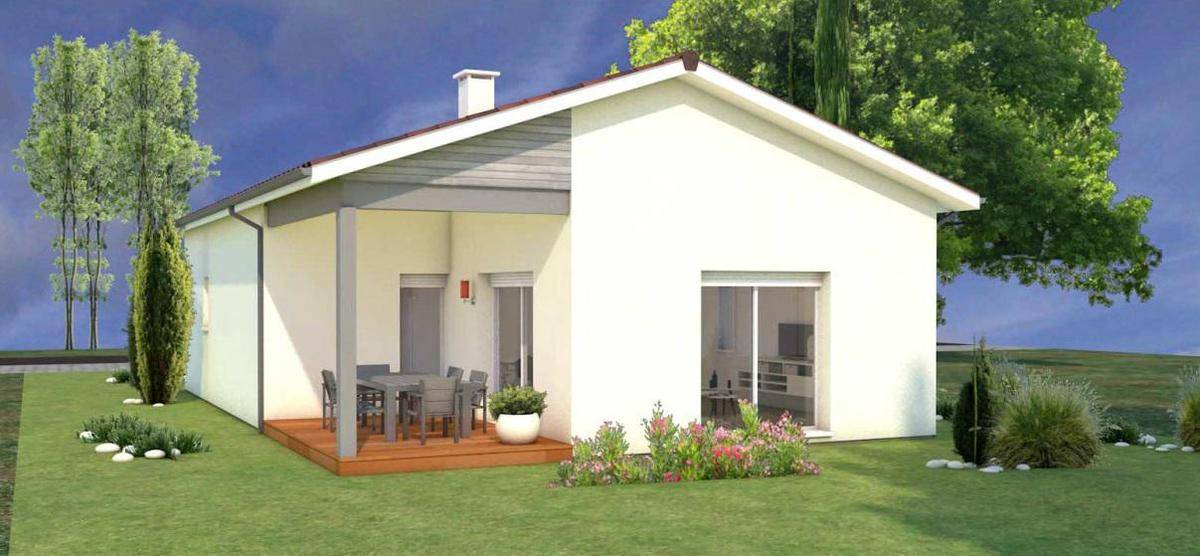 Programme terrain + maison à Saint-Médard-d'Eyrans en Gironde (33) de 75 m² à vendre au prix de 398000€ - 1