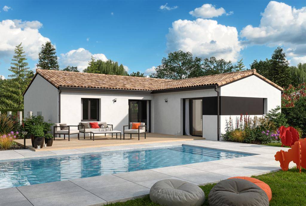 Programme terrain + maison à Lesparre-Médoc en Gironde (33) de 100 m² à vendre au prix de 229000€ - 1