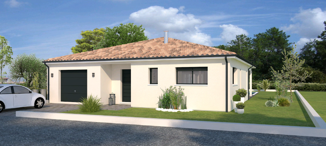 Programme terrain + maison à Arsac en Gironde (33) de 119 m² à vendre au prix de 407000€ - 1