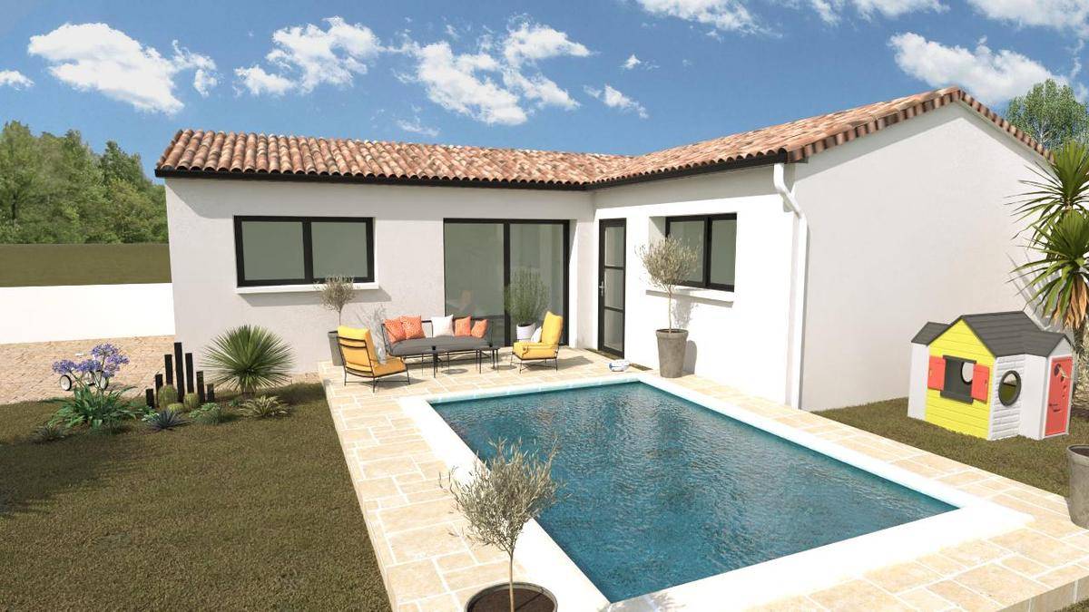Programme terrain + maison à Sainte-Soulle en Charente-Maritime (17) de 55 m² à vendre au prix de 225000€ - 1
