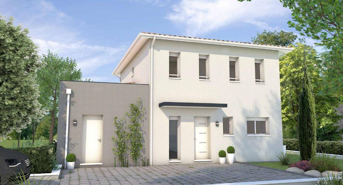 Programme terrain + maison à Bordeaux en Gironde (33) de 160 m² à vendre au prix de 725000€ - 2